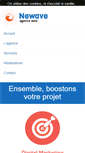 Mobile Screenshot of newave.be