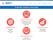 Tablet Screenshot of newave.be